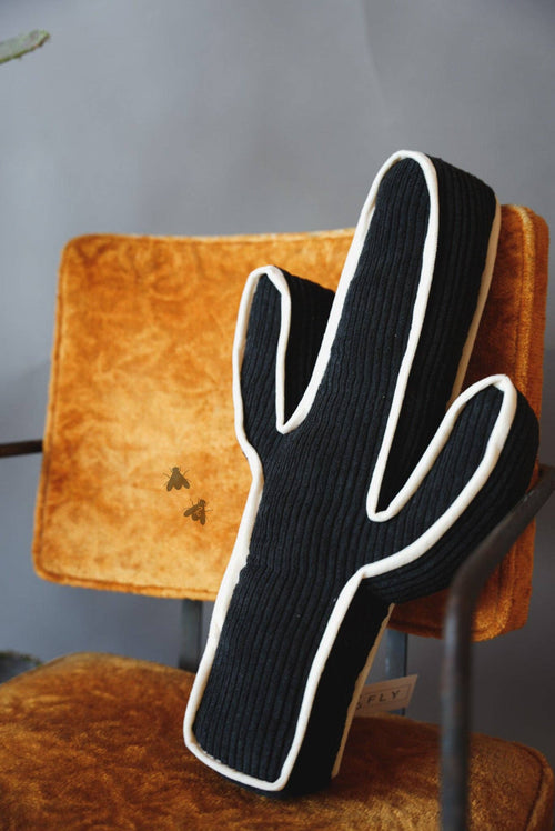 Cactus Throw Pillow - 3 colors available - Cowhide and Conchos