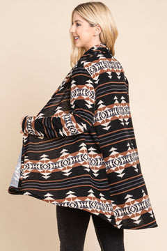 Calgary Open Front Cardigan - Medium available - Cowhide and Conchos