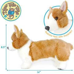 Carlotta the Corgi - Cowhide and Conchos