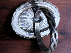 Classic concho western ring - Your simple comfortable everyday western ring - Cowhide and Conchos