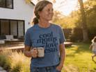 Cool Moms Love Jesus Graphic Tee | Western Faith Shirt - Cowhide and Conchos