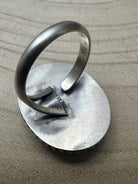 Cotton Candy Adjustable Ring by Navajo Artist Scott Skeets - Cowhide and Conchos
