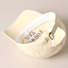 Cowboy Hat Embroidered Baseball Cap - Cowhide and Conchos