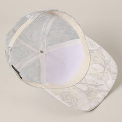 Cowboys Club Embroidered Patch Mesh Cap - Cowhide and Conchos