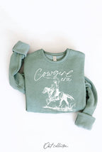 Cowgirl Era Graphic Sweatshirt - Cowhide and Conchos