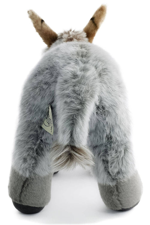 Darlene The Donkey | 15 Inch Stuffed Animal Plush - Cowhide and Conchos