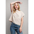 Devils Tower Ribbed Sweater Top - Red, Cream, Taupe, and Black - Cowhide and Conchos