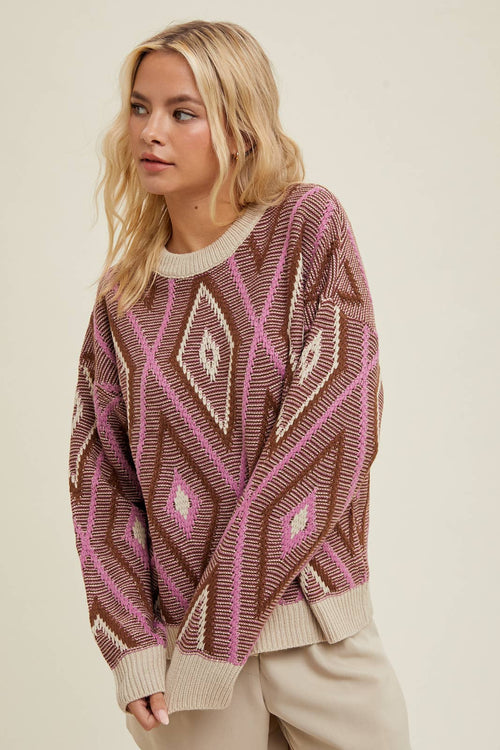 Diamond Dust Sweater - Cowhide and Conchos