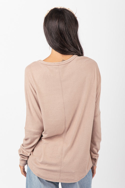 Dolman Sleeve Oversized Top - Wine - Small and Medium available - Cowhide and Conchos
