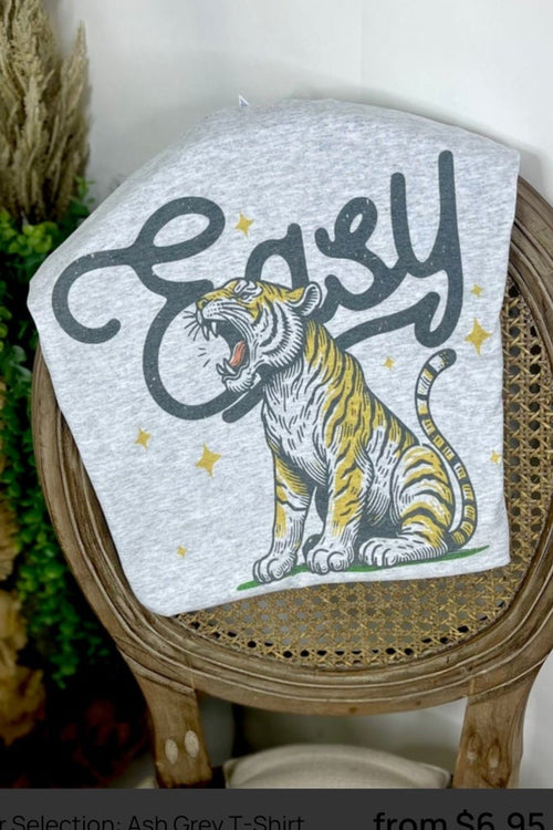 Easy Tiger T-shirt - Cowhide and Conchos