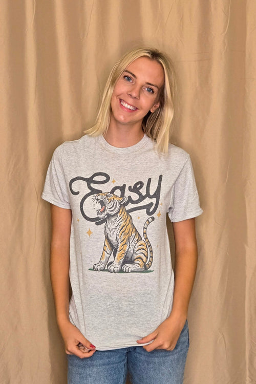 Easy Tiger T-shirt - Cowhide and Conchos