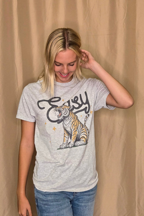 Easy Tiger T-shirt - Cowhide and Conchos
