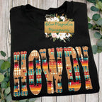 Howdy Western Appliqué Embroidered Sweatshirt - Final Sale