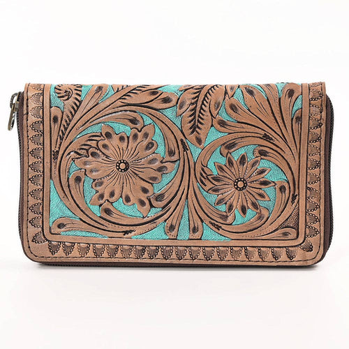 Genuine Leather Western Wallet