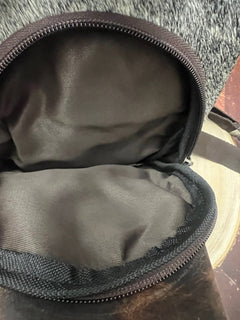 Genuine Hair on Hide Sling Bag - Cowhide and Conchos