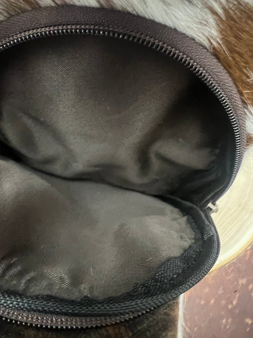Genuine Hair on Hide Sling Bag - Cowhide and Conchos