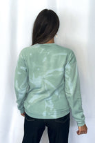 Gold Sequin Horse Bleached Sweatshirt - Cowhide and Conchos