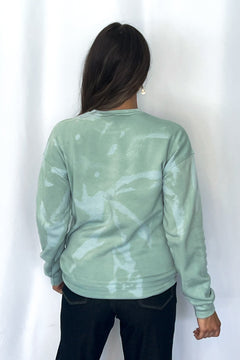 Gold Sequin Horse Bleached Sweatshirt - Cowhide and Conchos