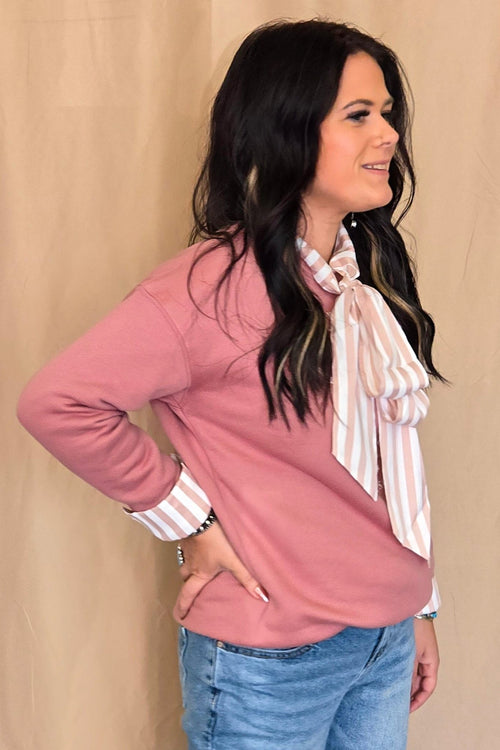 He Owns the Cattle Graphic Sweatshirt - Cowhide and Conchos