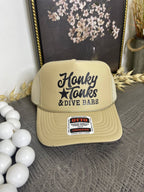 Honky Tonks & Dive Bars Trucker Hat  - Cowhide and Conchos