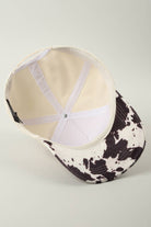 Howdy Darlin' Embroidered Patch Cow Print Trucker Hat - Cowhide and Conchos