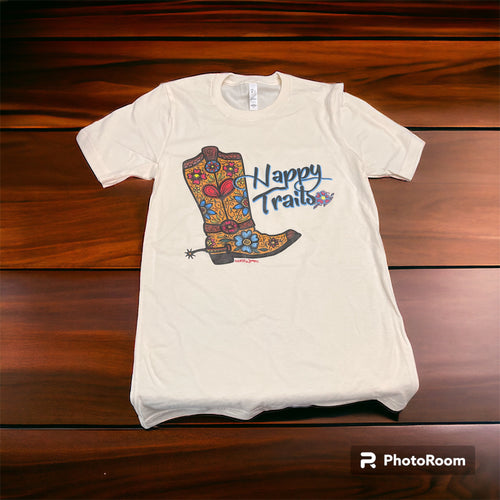 Happy Trails Boot T-shirt