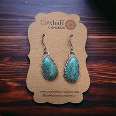 Ernest Hawthorne Turquoise & Sterling Silver Earrings