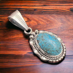 Samuel Yellowhair Turquoise Pendant