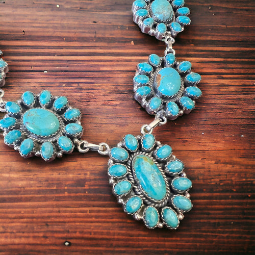 Turquoise Blossom Necklace