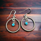 Sylvia Chee Turquoise & Sterling Silver Earrings
