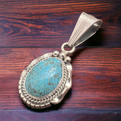 Samuel Yellowhair Turquoise Pendant