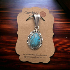 Samuel Yellowhair Turquoise Pendant