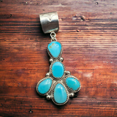 Ernest Hawthorne Sonoran Turquoise & Sterling Silver Pendant