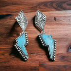 Turquoise Bolt Earrings