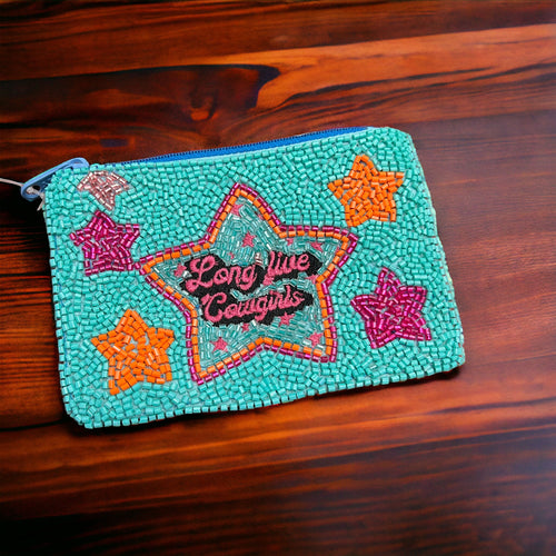 Western Long Live Cowgirls Coin Purse