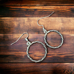 Nashina Tsosie Sterling Silver Earrings