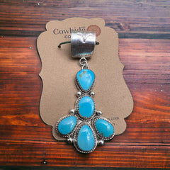 Ernest Hawthorne Sonoran Turquoise & Sterling Silver Pendant