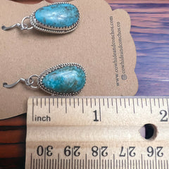 Ernest Hawthorne Turquoise & Sterling Silver Earrings