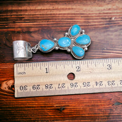 Ernest Hawthorne Sonoran Turquoise & Sterling Silver Pendant