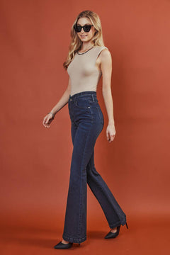 Kan Can High Rise Flare - Size 3, 7, 11 & 13 available - Cowhide and Conchos