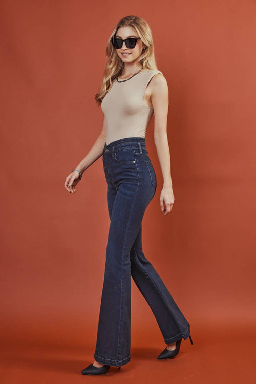 Kan Can High Rise Flare - Size 3, 7, 11 & 13 available - Cowhide and Conchos