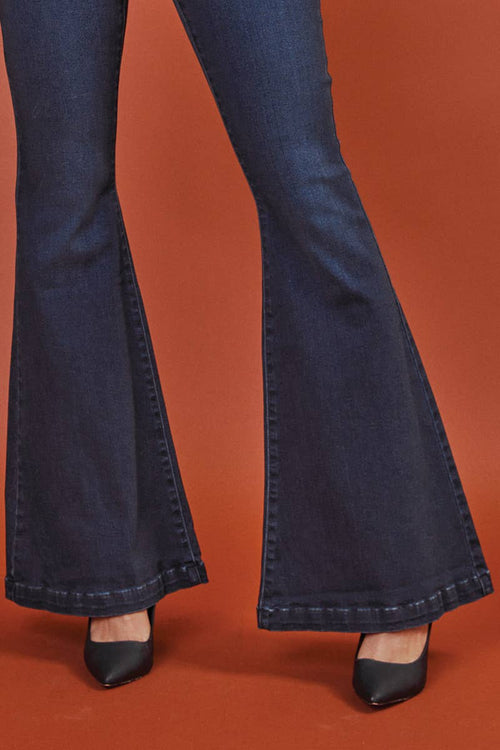 Kan Can High Rise Flare - Size 3, 7, 11 & 13 available - Cowhide and Conchos