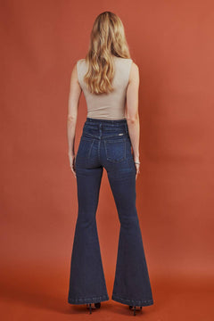 Kan Can High Rise Flare - Size 3, 7, 11 & 13 available - Cowhide and Conchos