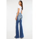 Kan Can High Rise Super Flare Jeans - Sizes 5, 7 and 9 available - Cowhide and Conchos