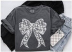 Lace Bow T-shirt - Cowhide and Conchos