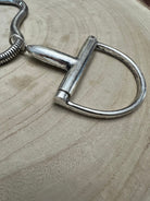 Large Horse Bit Pendant Statement Necklace - 16 Inch + 3 - Cowhide and Conchos