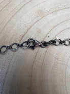 Large Navajo Handmade Spiny Oyster Necklace by Tia Long - 18 inch - Cowhide and Conchos