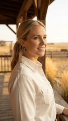 Large Western Twisted Wire Hoop Earrings — Faux Silver Western Statement - Cowhide and Conchos