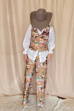 Legend of the Cowboy Vest - Cowhide and Conchos
