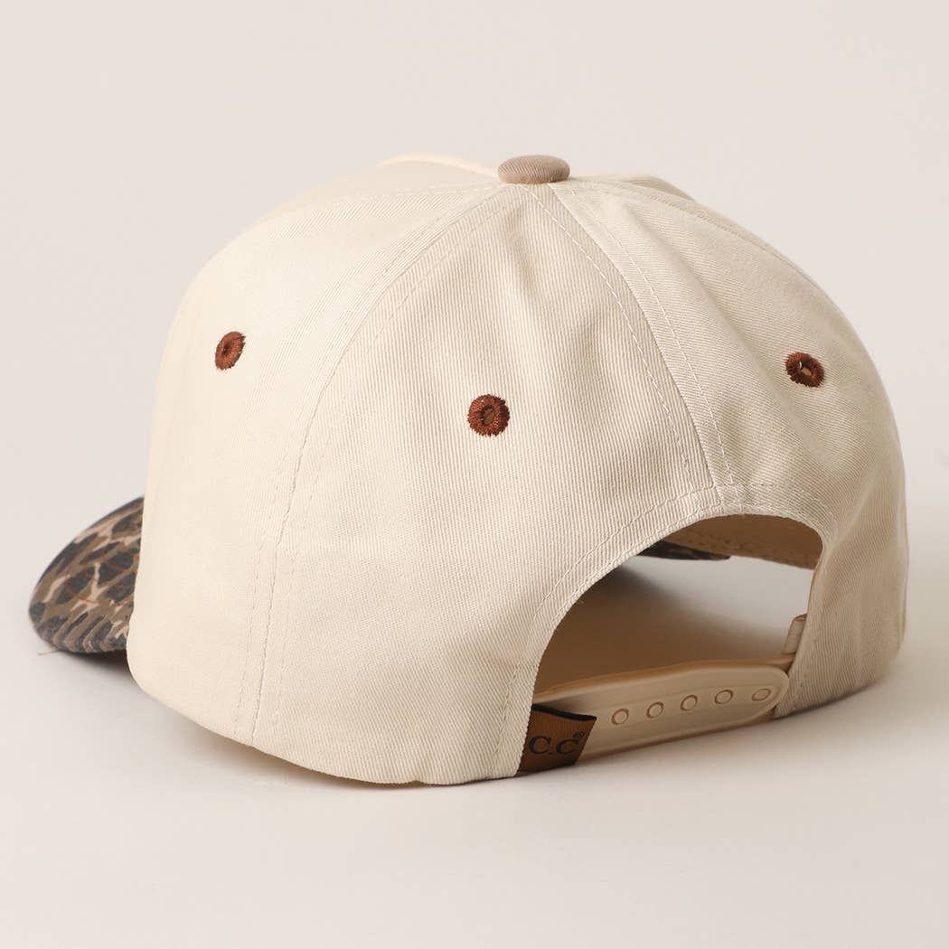 Literally Just a Cowgirl Leopard Trucker Hat - Cowhide and Conchos